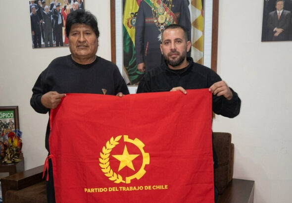 evo morales partido del trabajo de chile