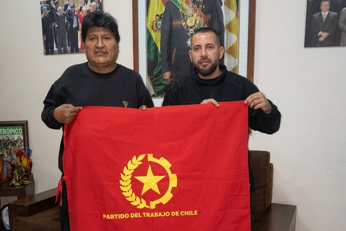 evo morales partido del trabajo de chile